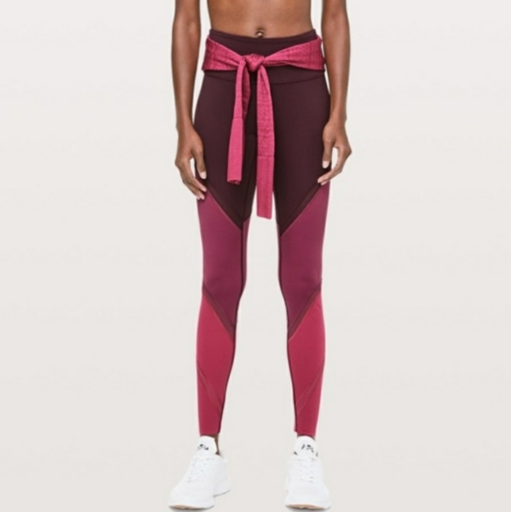 Lululemon color me ombre tights